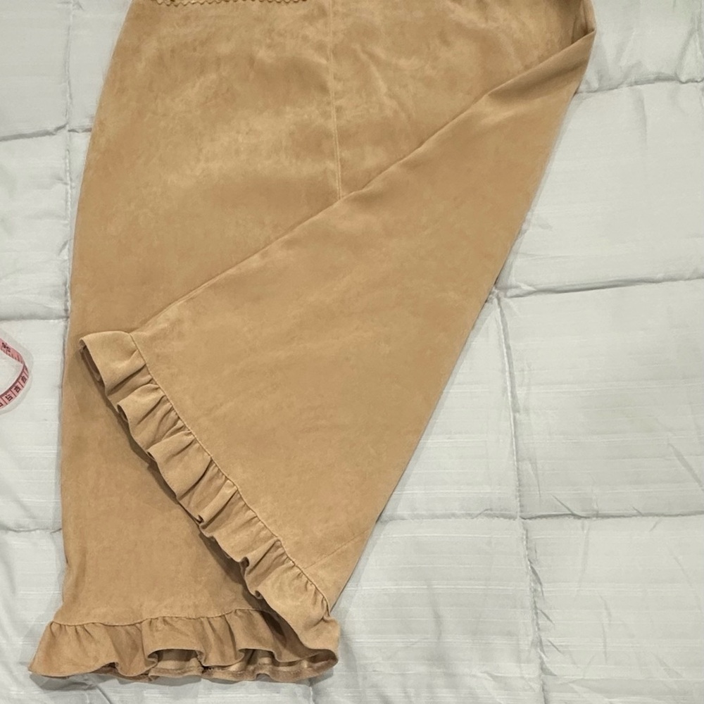Chic Tan Pencil Skirt for Women